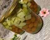 Фото кроку 1 до Кабачки с алычой ("ананасы").