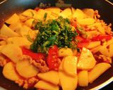 Hình bước làm 3 của món Cơm khoai tây xào