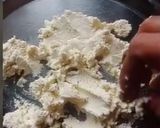 A picture of step 1 of Kacha golla sandesh.