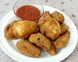 A picture of step 7 of Crusted fried chicken.
