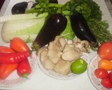 Фото кроку 1 до Мясной рулет С грибами В овощном РАЮ.
