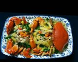 Hình bước làm 5 của món Cua nấu canh chua thơm