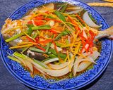 Hình bước làm 6 của món Cá chim hấp xì dầu (nước tương)