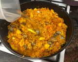 Foto del paso 5 de la receta: Arroz con cuerpos, gambas rojas y filete de cerdo