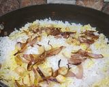 A picture of step 6 of Subj Soya Biryani.