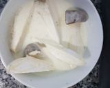 Hình bước làm 3 của món Gà rán chay - chân nấm rán