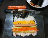Hình bước làm 2 của món Kimpap