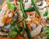 A picture of step 4 of My Chicken Stir fry with Noodles. 💜.