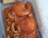Foto langkah ke 3 dari resep Udang Saus Padang.