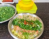 A picture of step 3 of Mixed Vegetables Makki Paranthas.