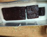 Foto langkah ke 5 dari resep Brownies Lapis Pudding.