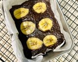 Hình bước làm 4 của món Làm brownie đơn giản chỉ 3 nguyên liệu 🥚🍌🍫 (gluten free)