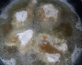 A picture of step 7 of Homemade KFC chicken with salad.