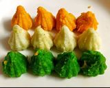 A picture of step 3 of Mawa Modak (Independence day Special).