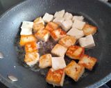 A picture of step 3 of Paneer yakhni.