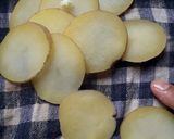 A picture of step 1 of Homemade Potato chips Parantha pizza.