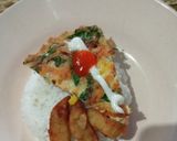 Foto langkah ke 5 dari resep Dadar Telur sayur pizza.