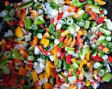 A picture of step 1 of Bulgur pilaf.