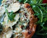 Szybka tarta z cukinią i szpinakiem krok przepisu 4 zdjęcie
