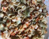 Foto del paso 3 de la receta Pasta de tres colores, en un plis (vegetariano)