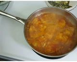 A picture of step 9 of Basa fish fillet curry with parsley.