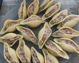 Une image de l'étape 3 de Conchiglionis farcis aux 2 poissons.
