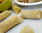 A picture of step 5 of How to fold Springrolls in 3 simple steps.