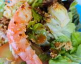 Foto del paso 8 de la receta: Ensalada de langostinos y hojas de roble