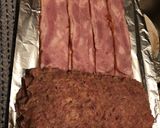 Foto del paso 4 de la receta: Rollo de carne relleno de jamón y queso 🧀