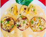 Dry fruits stuffed baked apples and bananas in Rabri recipe step 10 photo