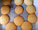 A picture of step 8 of Benne Wafers.