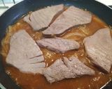 Foto del paso 3 de la receta: Lomos de atún en salsa de pimientos piquillo