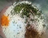 A picture of step 2 of Crispy kasoori methi masala poori.