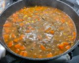 Une image de l'étape 24 de Lentilles Vertes au Veau, Carottes, Tomates et Ananas.