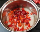 A picture of step 1 of Strawberry pomegranate Mojito.