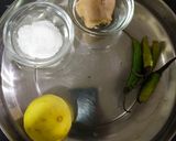 A picture of step 2 of Instant ginger pickle.