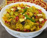 A picture of step 5 of Fruits Korma.