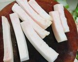 Hình bước làm 1 của món Vỏ bưởi ngào đường