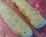 A picture of step 2 of Toffee Butter Ice Box Cookies.
