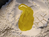 Pizza de cebolla y quesos