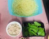 รูปขั้นตอนการทำที่ 2 ของ สปาเกตตีกะเพราหมูสับツ