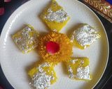 A picture of step 9 of Fresh Coconut Burfi.