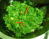 Mulo Shaag diye Bhaja Muger Dal (Radish Leaves Moong Dal Curry - Bengali Style) recipe step 4 photo