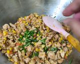 Foto langkah ke 5 dari resep Bakpao Labu Kuning Isi Ayam Sayur.