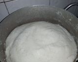 A picture of step 3 of Tuwon shinkafa & ogbono with okro soup.