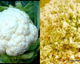 A picture of step 1 of Cheesy Minced Cauliflower Casserole.