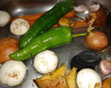 Foto del paso 1 de la receta: Fondo para arroz. O Fideuá con Mejillones y setas