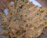 A picture of step 2 of Aloo bhary parathy.