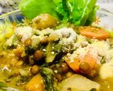 Foto del paso 6 de la receta: GUISO DE LENTEJONES CON VERDURAS 🍵🧅🫑🥕🥬🥔🍠🍵