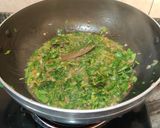A picture of step 5 of Methi Chicken.